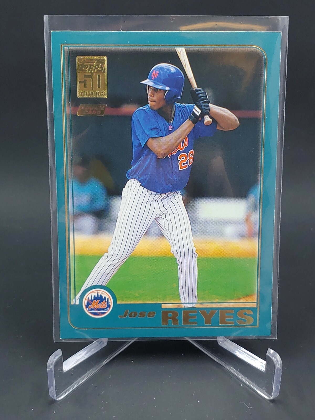 2001 Topps Traded Jose Reyes 50 Years Gold #T242 RC