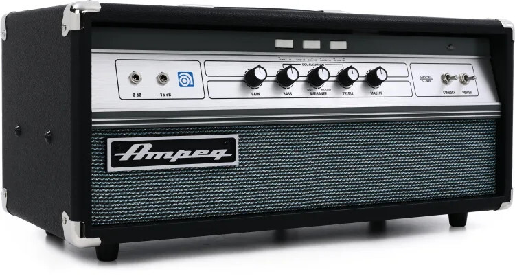 Басовая ламповая головка Ampeg V-4B, 100 Вт, Черная