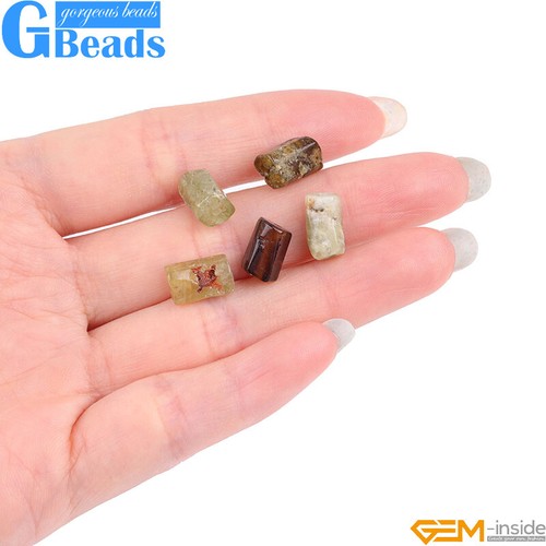 "Cuentas de columna de tubo facetado ágata piedra lunar ópalo natural para hacer joyas 15"" 8x12 mm" - Imagen 229 de 383