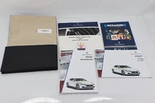 ✅ 2014 - 2017 MASERATI GHIBLI S M157 WARRANTY CARD QUICK REFERENCE & BINDER OEM