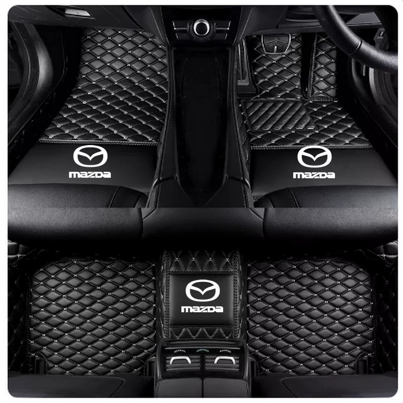 Custom For-Mazda 3 Car Floor Mats-right hand drive 2003-2024 - Image 2 of 4