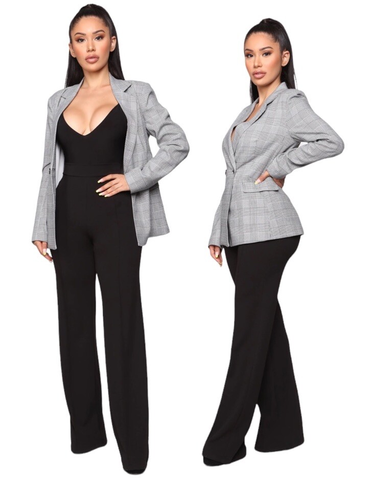 Fashion Nova Victoria High Waisted Dress Pants Black XS Stretch Career NEW  Long