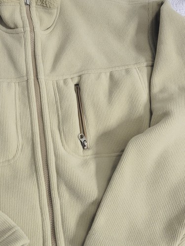 Patagonia Men's Jacket L Tan Vintage Full Zip Fleece Made in Columbia RN51884 - Picture 6 of 19