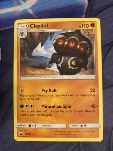Pokemon TCG Celestial Storm LP Claydol 79/168