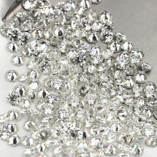 Diamond Round Cut VVS1 1 mm 100 P cs lot  D Grade excellent Quality + Free Gift - Picture 1 of 4