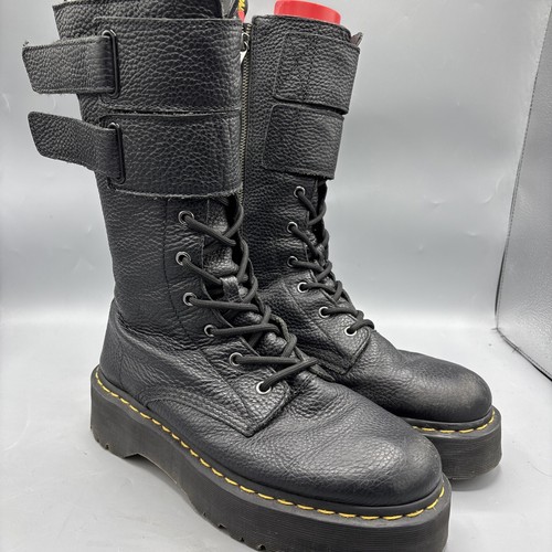 Doc's Dr. Martens Womens JAGGER Double Sole Quad Platform Boots Size US 10 VTG - Picture 6 of 15