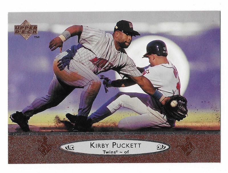 KIRBY PUCKETT 1996 Upper Deck Baseball # 130 Minnesota Twins HOF