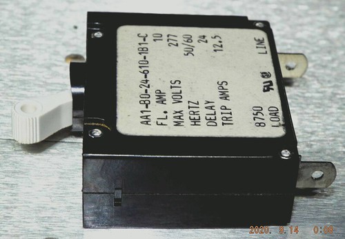 CARLINGSWITCH 10A MAGNITIC/HYDRAULIC CIRCUIT BREAKER. - Picture 8 of 8