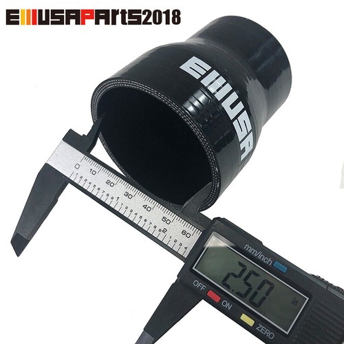 2"- 2.5" Straight Turbo/Intake/Intercooler Silicone Coupler Hose BLACK - Picture 3 of 7