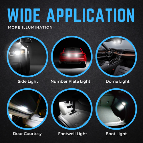 H4 501 Xenon White 100w Headlight Bulbs Headlamp 472 Hid Led Side light Car 12v - Picture 13 of 18