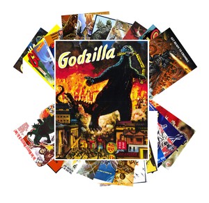 Postcards-Pack-24-cards-Godzilla-Vintage-Horror-Kaiji-Movie-Posters-CC1001