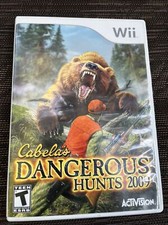 Cabela's Dangerous Hunts 2009 (Nintendo Wii, 2008) with Manual