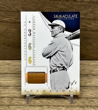 2014 Panini Immaculate Ty Cobb Game Used BAT BARREL Relic One of One RARE 1/1