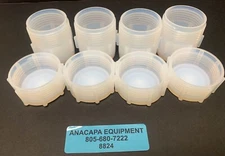 Savillex 60mL Digestion Vessel Flat Interior, Threaded w/Closure Lot of 8 (8824)