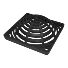 DURA 12" Atrium Grate - Black, 124-A. Universal, Replace NDS, Rain Bird, Tempo. 