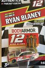 RYAN BLANEY 12 BodyArmor 1:64 NASCAR AUTHENTICS w/Sticker 2022 Wave 8