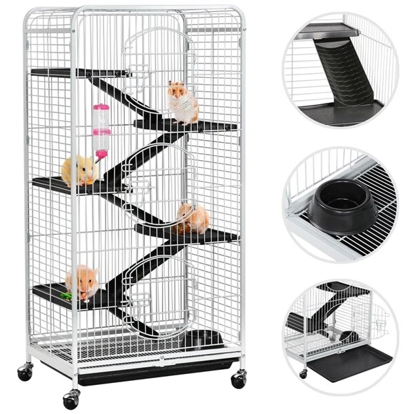 White ferret clearance cage