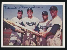 1979 TCMA "The 50's" -#43 DUKE SNIDER w/ Campanella (Dodgers) *AUTOGRAPH* d.2011