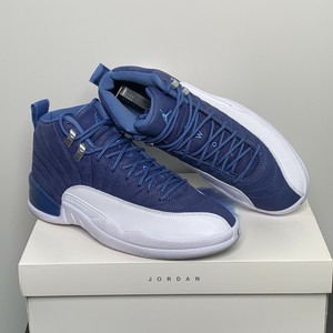 Zapatos para hombre Nike Air Jordan 12 Retro Azul Índigo 130690-404 Talla  9.5 con caja OG | eBay