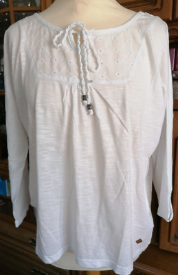 Top ''Multiblu'' size S cotton white