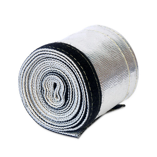 Heat Shroud Sleeve Aluminized Silver Sleeving 3/4"IDX10FT for Ultimate Hook+Loop - Picture 4 of 8