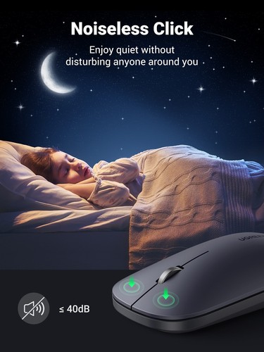 Wireless Bluetooth Silent Mouse for MacBook Tablet Computer Laptop PC Mice New - Picture 14 of 27