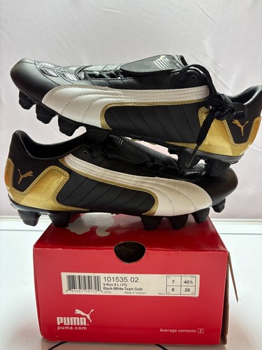 Puma V-Kon II L FG Size 8 Colorway Black/Team Gold - Picture 5 of 5