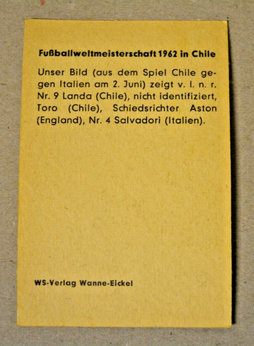 Mundial Fútbol 1962 Chile - Coleccionables sin pegar de la lista a elegir - Imagen 11 de 47