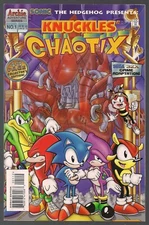 SONIC THE HEDGEHOG ARCHIE 1996 KNUCKLES CHAOTIX #1 SEGA 32x GAME ADAPTATION+ VF