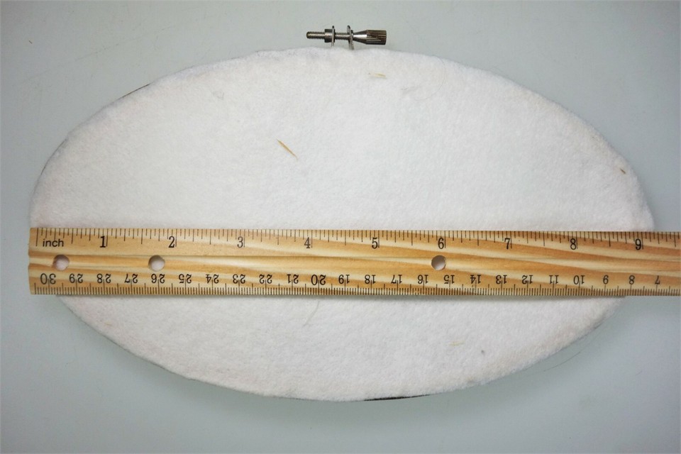 St. Louis Cardinals Football Vtg NFL Cross Stitch Needlework Oval Frame