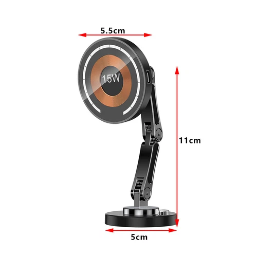 Schnell 15W Wireless Charger Magnet Autoladegerät Passend für Samsung iPhone - - Bild 10 von 45