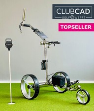 ClubCad Carrello da Golf Elettrico in Acciaio Inox, Batteria al Litio 24V con Telecomando