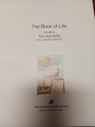 Holy Bible - The Book of Life Volume 24 - Giant Print - Vintage 1980 - Picture 4 of 10