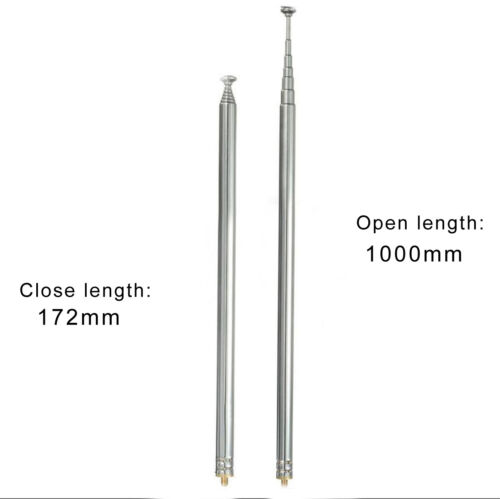 7mm Male Telescopic Aerial Antennas For RC Radio Control Transmitter Controllers - Zdjęcie 1 z 9