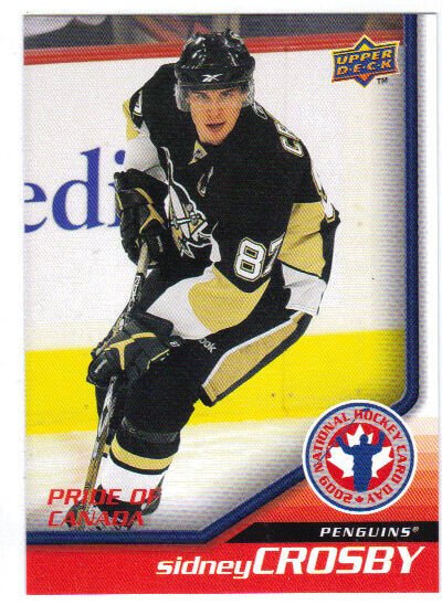 NHL  非売品hockey 2008-09 UD Pride of Canada #HCD6 Sidney Crosby National