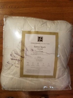 New Concierge Collection Cotton Touch Fiber Bed Queen 60'' x 80''