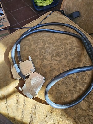 Harting shielded CONN DSUB PLUG 37POS PNLmale and femal 5' cord