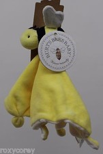 Burt's Bees Baby Yellow Hold Me Organic Cotton Lovely Security Blanket 11x11 in