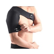 Fitness Guru - Schwarz Schulterstützgurt Premium Neopren Arthritis Gym Sport