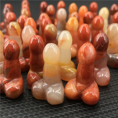 Wholesale Natural mix mini Penis Carved quartz Crystal Massager Wand Healing - Picture 295 of 296