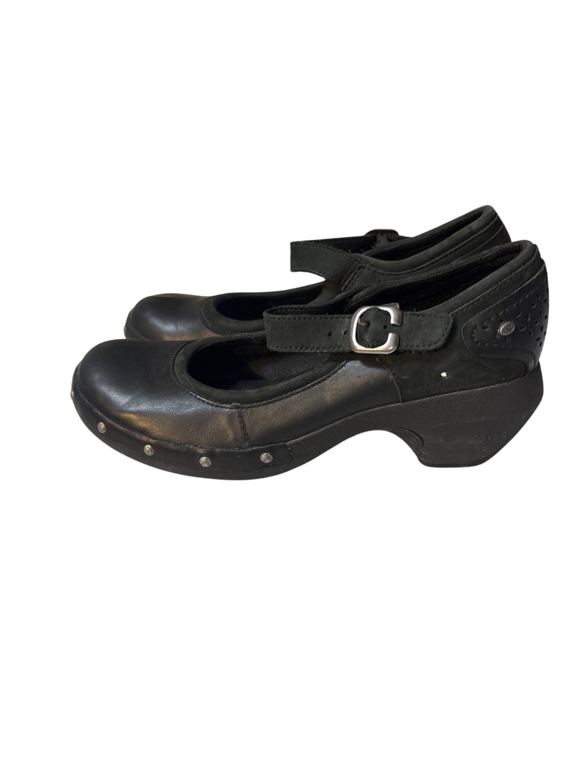 Scarpe Merrell Luxe MJ nere da donna Mary Jane taglia 7 5 tomaia in pelle e camoscio con