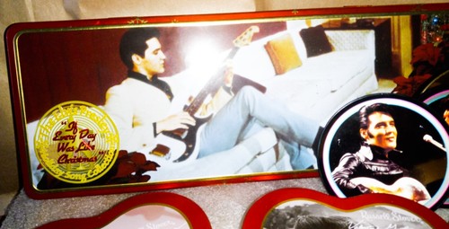 Elvis Presley Memorabilia: Tins, Set of 6 Coaster, Collection Cards & 2007 Clndr - Picture 2 of 9
