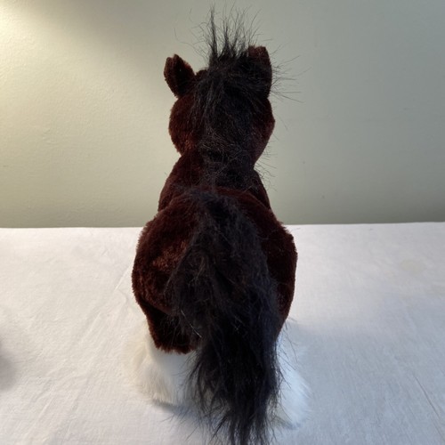 GANZ Webkinz Clydesdale Horse HM139 Plush Soft Stuffed Animal, NO CODE EUC - Picture 4 of 11