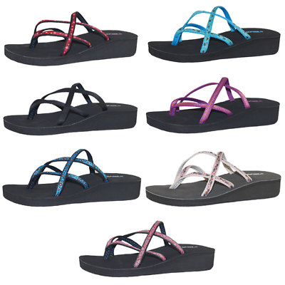Teva Mandalyn Wedge Ola Summer Thongs Sandals Slides Shoes Children Kids  Girls