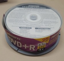 Memorex DVD R 25 pack - 4.7 GB - 120 minute videos