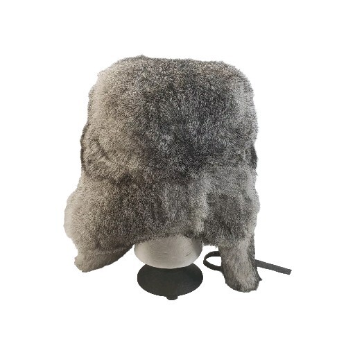 Blizzard Men's Natural Rabbit Fur Hat Size L Bomber Trapper