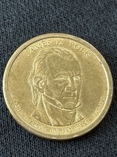 2009 James K. Polk Presidential $1 Coin Business Strike Uncertified Ungraded