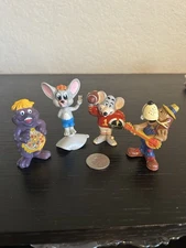 Vintage Chuck E Cheese Showbiz Pizza Time Theater PVC Figurine Mr Munch Lot