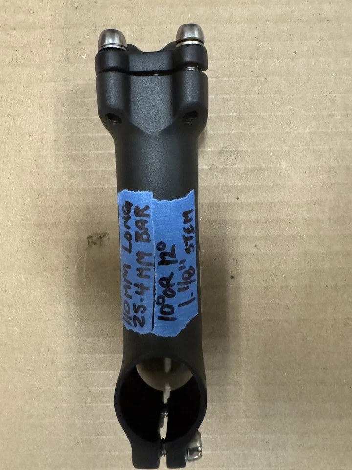 Vástago Specialized S-Works 115 mm ángulo de 10 grados 25,4 mm (26,0) abrazadera negra nuevo en stock Foto 3 de 3