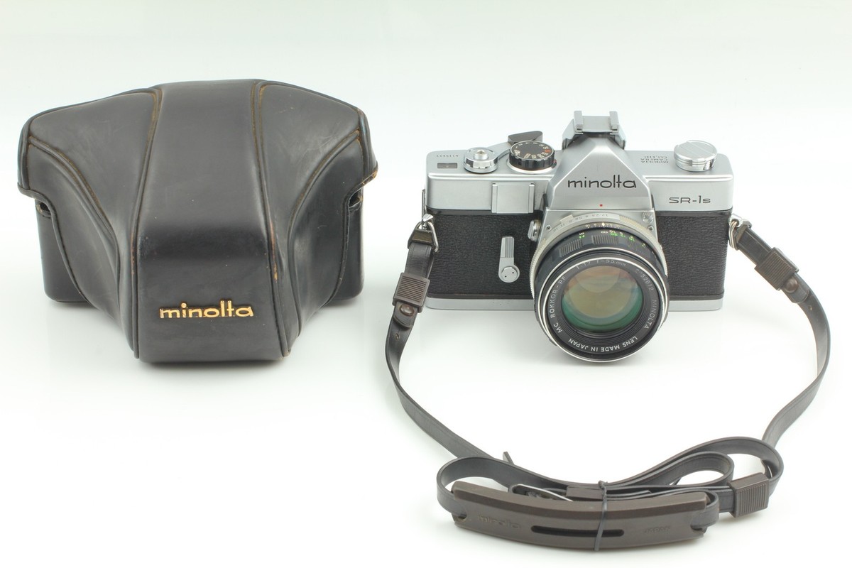 Exc+5] MINOLTA SR-1s 35mm Film Camera + MC ROKKOR-PF 55mm f/1.7